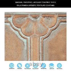 Decorative tin wall tiles suspended ceiling panels PL50 Weather copper 10pcs