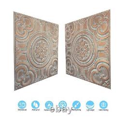 Decorative tin wall tiles suspended ceiling panels PL50 Weather copper 10pcs