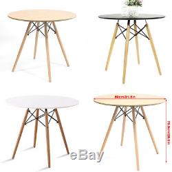Dining Round Table And 4 Chairs Set Lounge Cafe Bar Office Eiffel Style Inspired