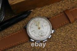 Doxa Vintage Chronograph Mens Wrist Watch Landeron 51 Swiss Mechanical