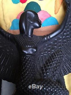 Egyptian Art Decorative Art Deco Style Hathor Isis Hathor Statue made in Egypt