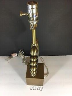 Elk-Home-D2676-LED-Vergato -Aged Brass Table Lamp Portable Light