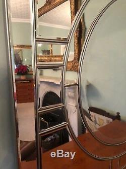 Extra Large Art Deco style Venetian wall mirror, stunning quality! Rrp £1200