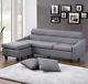 Fabric Corner Sofa Set Suite With 2 Cushion Sofa Suite Couch Settee Corner Couch