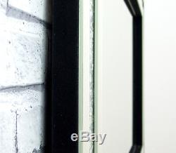 Gatsby Crystal XL Glass Framed Rectangle Venetian Bevelled Wall Mirror 48x32