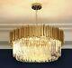 Gold Crystal Modern Ceiling Light Pendant Chandelier Lamp
