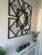 Gorgeous Set Of 3 Manhattan Mirrors Black Square Mirror Hallway Living Room