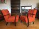 Halabala Style Art Deco Bentwood Armchair /loft/ Scandi Vgc In Burned Orange