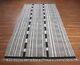 Hand Woven Cotton Dhurries Kitchen Gray Kilim Living Room Area Rugs Outdoor Mats