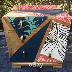 Handpainted 3 Piece Bedroom furniture. V Unusual! Highly Unique In Every Way