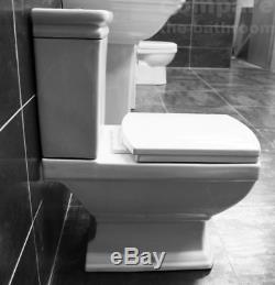 Harriet Art Deco Style Basin & Toilet Set Bathroom Suite Sink Traditional Style