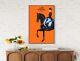 Hermès Orange Horse Fashion Wall Art Home Decor Canvas Poster Portrait Gallery