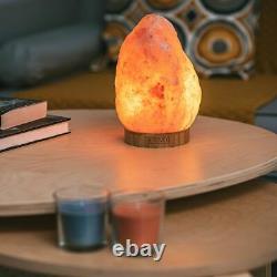 Himalayan Salt Lamp Crystal Pink Rock Salt Lamp Natural Healing 100% Genuine New