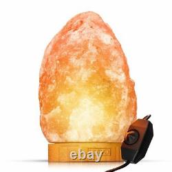 Himalayan Salt Lamp Crystal Pink Rock Salt Lamp Natural Healing 100% Genuine New