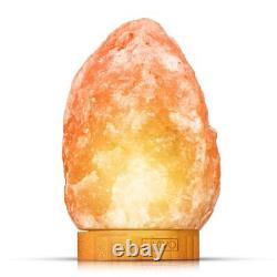 Himalayan Salt Lamp Dimmer Crystal Pink Rock Natural Healing Ioniser Home 5-6kg