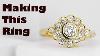 How To Make An Art Deco Style Natural Diamond Ring