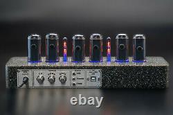 IN-18 Nixie Tubes Clock Synthetic Granite Case GPS 12/24H FREE DELIVERY 3-5 Days