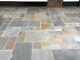 Indian Blended Sandstone Natural Paving Slabs Rustic Grey Garden Patio Stones Aa