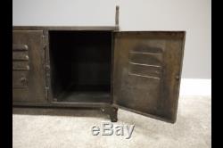 Industrial Style Metal Cabinet, Retro Sideboard With Doors