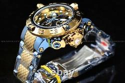 Invicta 50mm Subaqua Noma Swiss Chrono Khaki Gold Blue/Green High Polish Watch