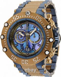 Invicta 52mm Subaqua Noma VII Swiss Chrono Khaki Gold Blue/Green Diamond Watch