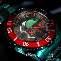 Invicta Star Wars Boba Fett Grand Diver Automatic 47mm Green Steel Watch New