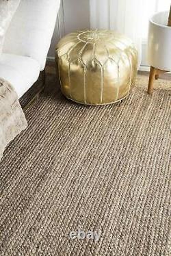 Jute Rug Handmade Rectangle Farmhouse Rug Home Decor Runner Living Room Carpet