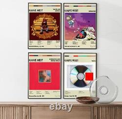 Kanye West Album Cover Wall Poster Vintage Poster Polaroid Style