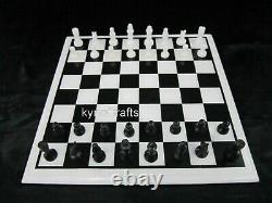 King Size 2.5 Marble Chess Table Top with Elegant Look Coffee Table top 15 Inch