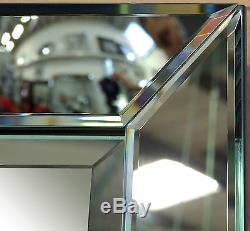 LUNA Modern Full Length XLarge Frameless Wall Leaner Floor Mirror 178cm x 76cm