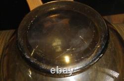 Large Antique Ball Globe Vase Engraved Art Deco Schneider Daum Style