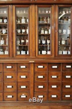 Large Budapest Apothecary/Pharmacy/Chemists Shop Display Cabinet Late 1800s