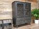 Large Industrial Cabinet, Metal Cabinet With 4 Drawer And Cupboard Storage Space