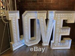 Large wedding 4ft Love Letters FOR SALE