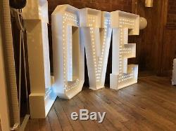 Large wedding 4ft Love Letters FOR SALE