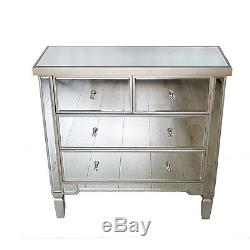 Lila Mirrored Chest of Drawers