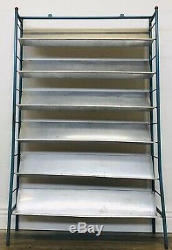MID Century Bookcase Shelving System Industrial MID Century Vintage