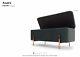 Made. Com Asare Upholstered Storage Bench, Midnight Grey