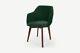 Made. Com Lule Office Or Dining Chair Pine Green Velvet 180 Swivel