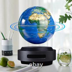 Magnetic Self Levitating Floating Globe with LED Light Auto-Rotating World Map