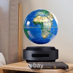 Magnetic Self Levitating Floating Globe with LED Light Auto-Rotating World Map