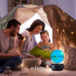 Magnetic Self Levitating Floating Globe with LED Light Auto-Rotating World Map