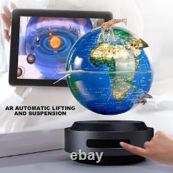 Magnetic Self Levitating Floating Globe with LED Light Auto-Rotating World Map