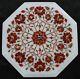 Marble Coffee Table Top Carnelian Stone Inlay Work From Cottage Arts And Crafts