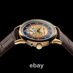 Men Wrist Watch Vintage Mechanical 17J Restored Swiss Ulysse Nardin Movement