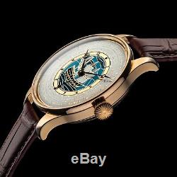 Men's Design Wrist Watch Vintage Mechanical 15 J Restored Swiss Omega Movement