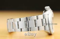 Mens Rolex Datejust Silver Diamond 18k White Gold Bezel & Stainless Steel Watch