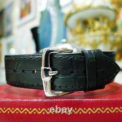 Mens Vintage ROLEX Oyster Perpetual Date 34mm Black Dial DIAMOND Bezel Watch