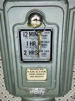 Miller Parking Meter With Keys! Vintage 1930s-40s Art Deco Style