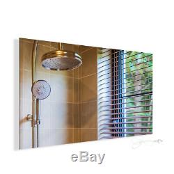 Mirror Infrared Heater Electric Bathroom Heating Panel Wall Mount Raditor IP54
